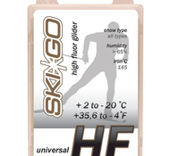 Парафин SKIGO HF White (для всех типов снега) +2°С -20°С 45 г.